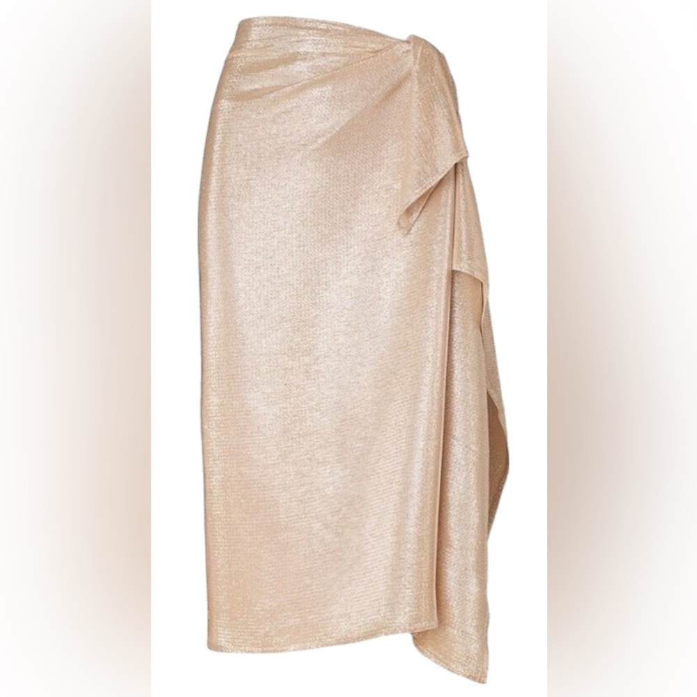 Tory Burch Lurex Sarong Skirt